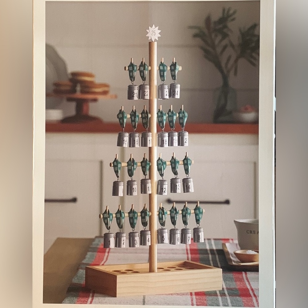 Hearth & Hand Metal and Wood Advent Calendar